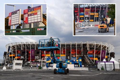 Chùm ảnh: World Cup 2022 chưa kết thúc, một sân vận động sắp biến mất