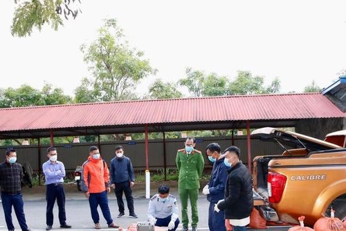 Bắt phó giám đốc doanh nghiệp sử dụng xe bán tải vận chuyển hơn 1 tấn Xyanua từ Hà Nội lên Lai Châu