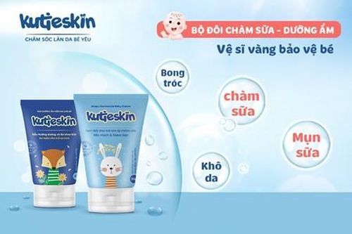 Giải mã độ hot của bộ đôi kem chàm sữa và dưỡng ẩm cho bé Kutieskin
