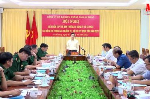 Bí thư Tỉnh ủy An Giang Lê Hồng Quang: Đảng ủy Bộ đội Biên phòng tỉnh An Giang tập trung lãnh đạo giữ vững chủ quyền lãnh thổ, an ninh biên giới