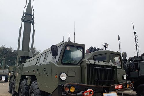 Hệ thống tên lửa Scud tại Triển lãm Quốc phòng 2022