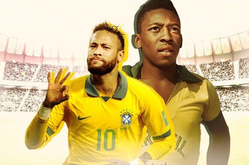 Neymar có thể sánh ngang kỷ lục Pele ở trận Brazil đấu Croatia