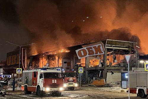 Nga: Cháy lớn ở trung tâm mua sắm gần Moskva