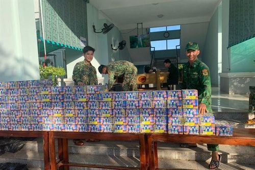Phát hiện gần 630kg pháo trên thượng nguồn sông Vàm Cỏ