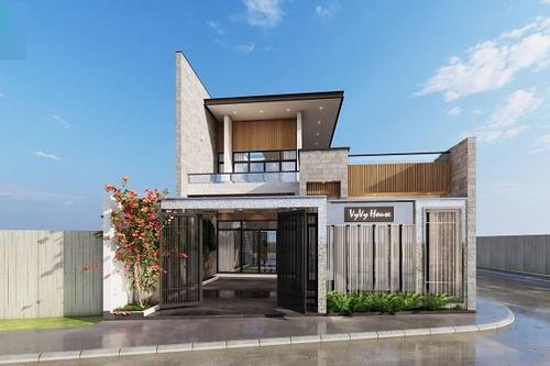 Nhà 2 tầng hiện đại thiết kế không gian mở với năng lượng tích cực lan tỏa