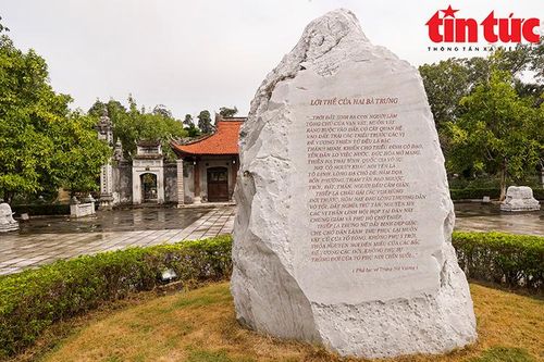Cận cảnh đền Hai Bà Trưng- điểm Du lịch di tích Quốc gia đặc biệt