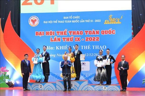 Đại hội Thể thao toàn quốc 2022: Đồng Nai dẫn đầu toàn đoàn môn Khiêu vũ thể thao