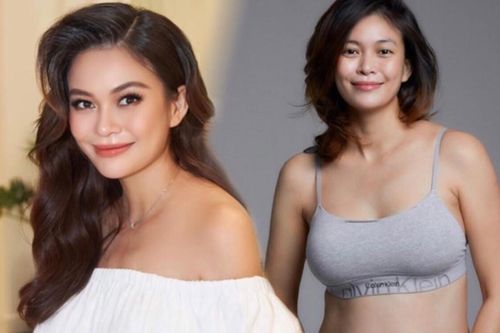 Cận cảnh nhan sắc 'không phải dạng vừa đâu' ở tháng cuối thai kỳ của Mâu Thủy