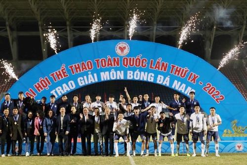 Nghệ An đoạt HCV bóng đá nam Đại hội Thể thao toàn quốc