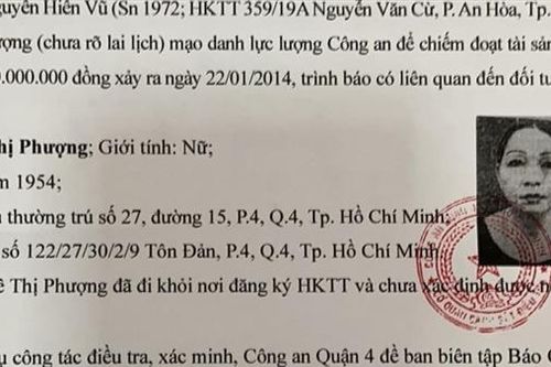 Truy tìm người phụ nữ liên quan đến vụ mạo danh Công an lừa đảo 200 triệu đồng