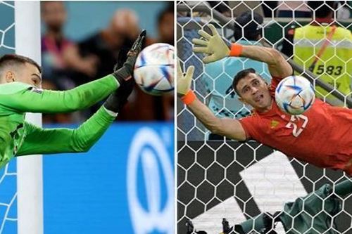 Thủ môn Martinez (Argentina) và Livakovic (Croatia) đọ sức ở Bán kết: Ai tài năng hơn?