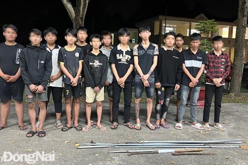 Rủ đi đánh nhau, 20 thanh, thiếu niên bị bắt giữ