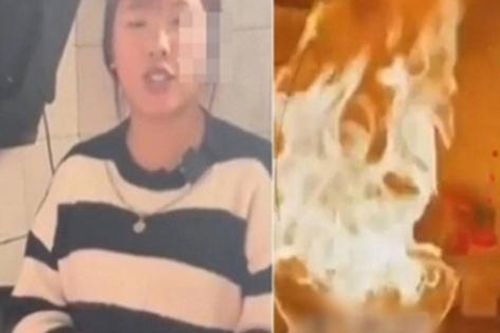 Cô gái suýt đốt luôn nhà mình khi hướng dẫn phòng chữa cháy