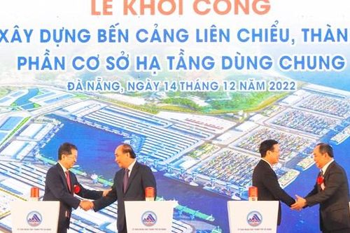 Chủ tịch nước Nguyễn Xuân Phúc dự khởi công Cảng Liên Chiểu, Đà Nẵng