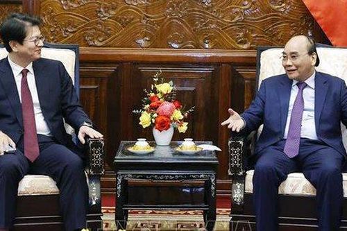 Chủ tịch nước tiếp Chủ tịch, Giám đốc điều hành Hãng thông tấn Yonhap