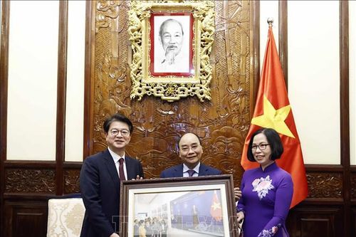 Chủ tịch nước tiếp Chủ tịch, Giám đốc điều hành Hãng thông tấn Yonhap