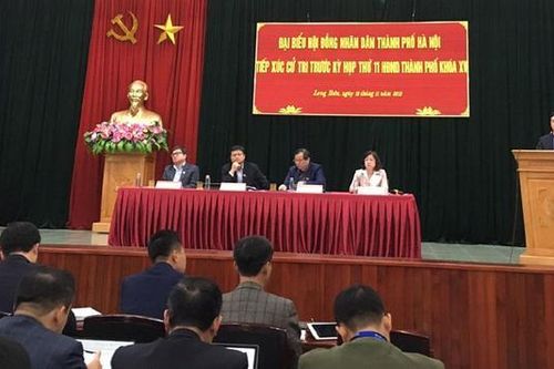 Lịch tiếp xúc cử tri của đại biểu HĐND TP. Hà Nội