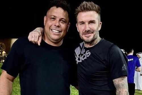 Bức ảnh Beckham hội ngộ Ronaldo ở Qatar gây chú ý