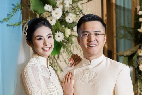 Hé lộ tổ ấm đậm chất Việt của vợ chồng Hoa hậu Ngọc Hân