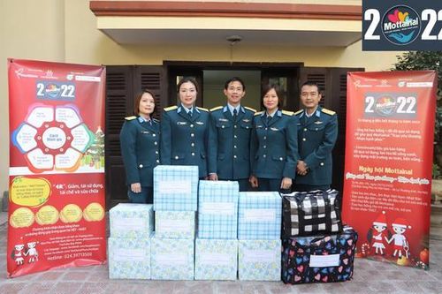 Nhà máy Z119, Quân chủng Phòng không - Không quân trao yêu thương đến Chương trình Mottainai 2022