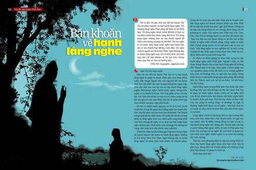 Băn khoăn về hạnh lắng nghe