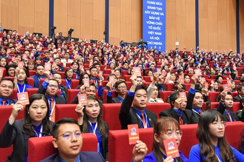 Toàn cảnh phiên trọng thể Đại hội Đoàn toàn quốc lần thứ XII