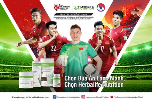 Năm thứ hai liên tiếp Herbalife Nutrition tài trợ đồng hành cùng AFF Cup