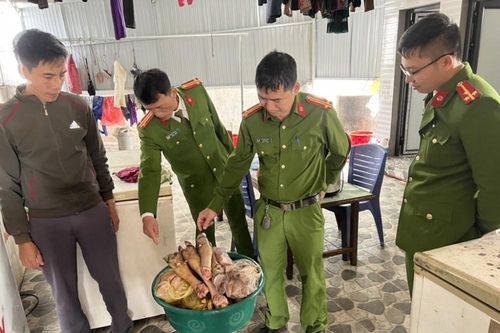 Thu giữ hơn 4,1 tạ thực phẩm hôi thối bán cho quán ăn tại Hà Tĩnh