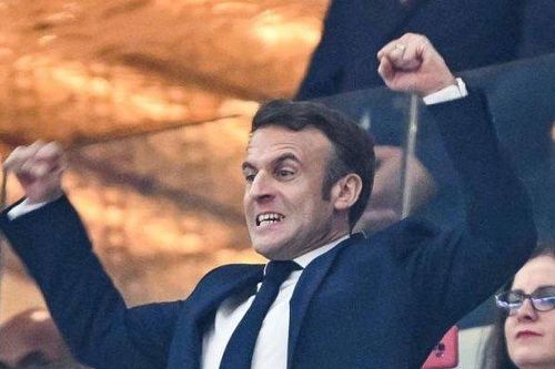 Trận Pháp thắng Morocco: Biểu cảm mãnh liệt của Tổng thống Macron