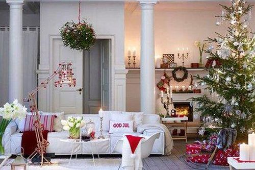 Những ý tưởng trang trí Giáng sinh phòng khách khiến ai nấy đều trầm trồ