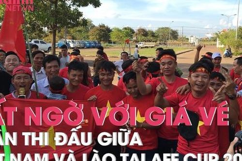 Bất ngờ với giá vé trận thi đấu giữa Việt Nam và Lào tại AFF Cup 2022