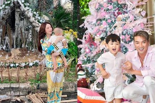 Đàm Vĩnh Hưng - Bảo Thy: Đẳng cấp 'nhà giàu' chiều con với cách trang trí Noel độc lạ