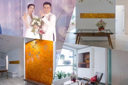 'Tổ ấm' đậm chất truyền thống của vợ chồng Hoa hậu Ngọc Hân