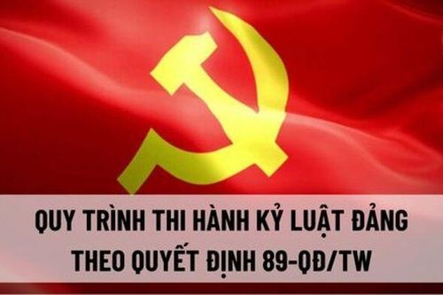 Quy định mới: Quy trình thi hành kỷ luật đảng