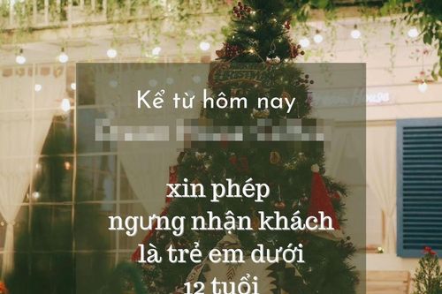 Giới trẻ tranh cãi 'nảy lửa' chuyện quán cà phê ở Đà Nẵng không tiếp trẻ em dưới 12 tuổi