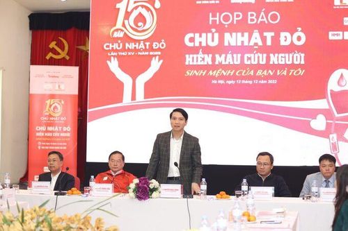 Chủ nhật Đỏ lần thứ XV hướng đến kêu gọi 50.000 đơn vị máu