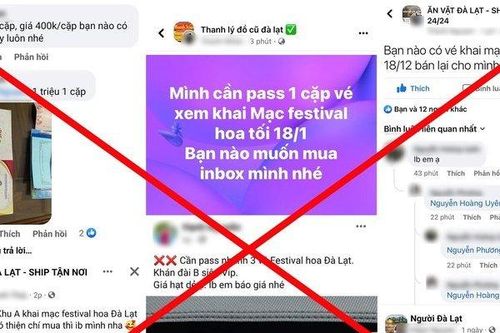 Triệu tập đối tượng bán giấy mời dự khai mạc Festival hoa Đà Lạt trên mạng xã hội