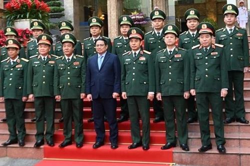 Thủ tướng Phạm Minh Chính thăm, làm việc tại Bộ Tư lệnh Bộ đội Biên phòng