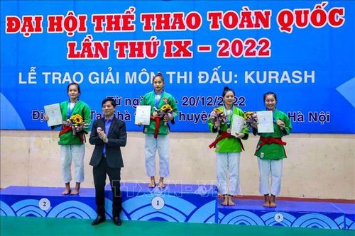 Đại hội Thể thao toàn quốc 2022: Đoàn Quân đội đứng đầu môn Kurash