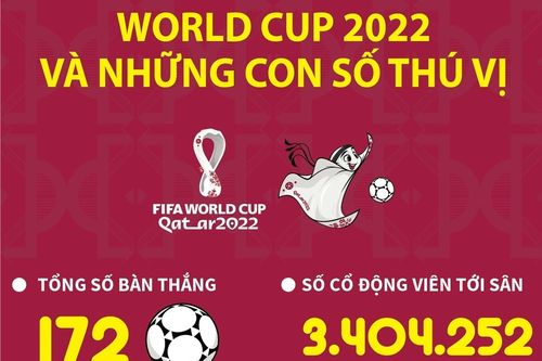 World Cup 2022 và những con số thú vị
