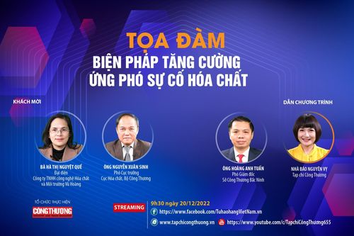 Tọa đàm trực tuyến: Biện pháp tăng cường ứng phó sự cố hóa chất