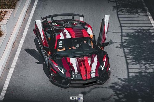 Lamborghini Aventador Duke Dynamics thay áo 'cực cháy' ở Sài Gòn