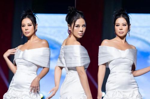'Kiều nữ làng hài' Nam Thư lấn sân làm người mẫu, làm vedette càng quét sàn diễn