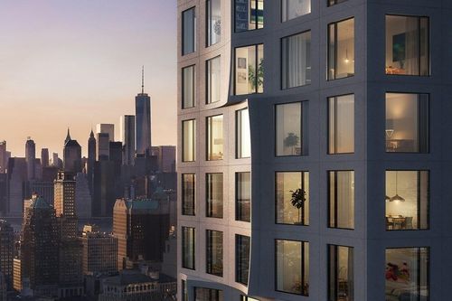Tòa chung cư có bề mặt gợn sóng ở New York