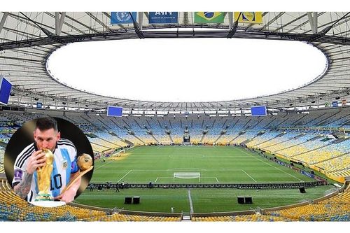 Messi được mời đặt dấu chân tại 'thánh địa' của Brazil