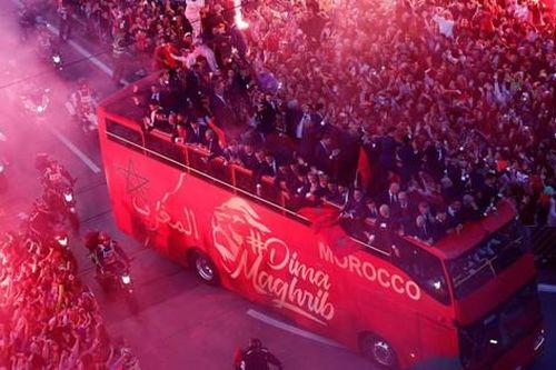ĐT Morocco được chào đón hoành tráng không khác gì nhà vô địch Argentina