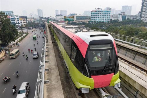 Metro Nhổn - ga Hà Nội hoàn thành chạy thử đoạn trên cao
