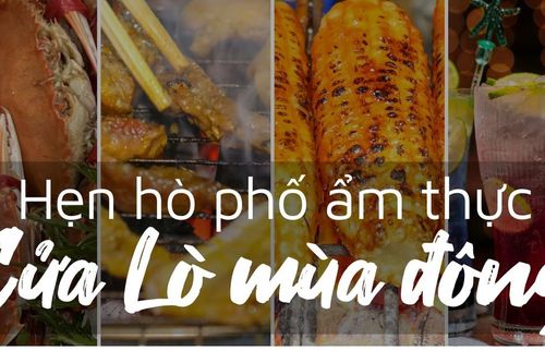 Hẹn hò phố ẩm thực Cửa Lò mùa Đông