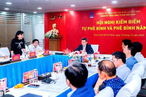 Đảng ủy PV Gas tổ chức hội nghị kiểm điểm, tự phê bình và phê bình năm 2022