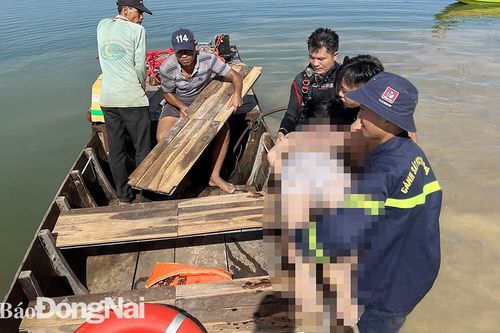 Tìm thấy thi thể nạn nhân đuối nước trên hồ Trị An